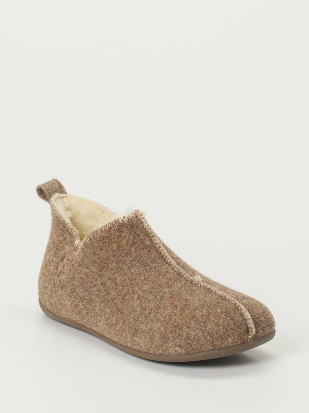 Thies – Hausschuhe aus Wollfilz in Braun