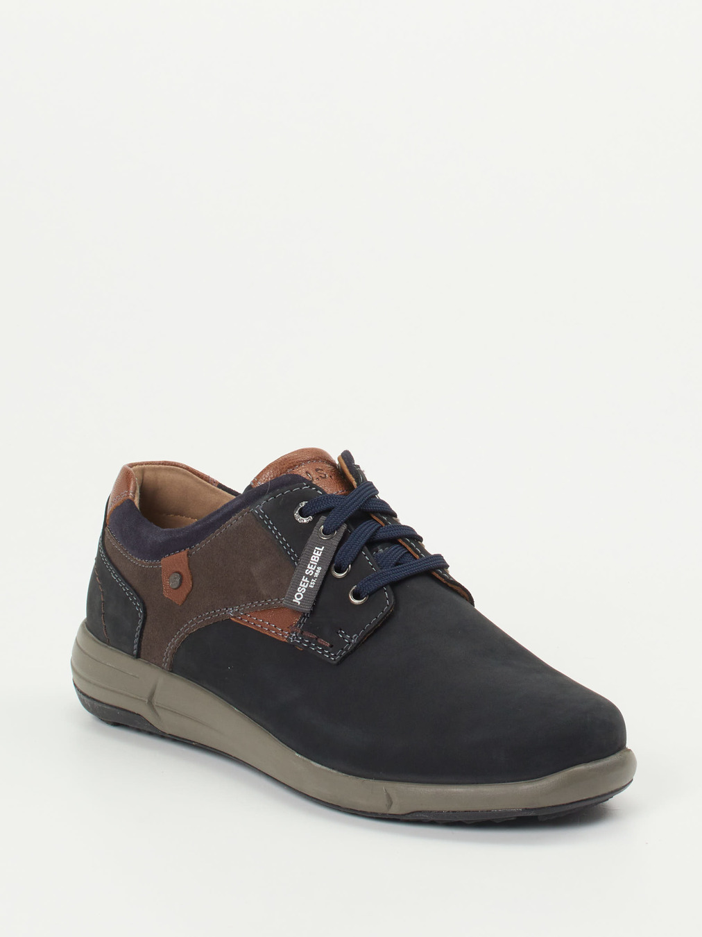 Josef Seibel – Schnürschuh aus Nubukleder Blau