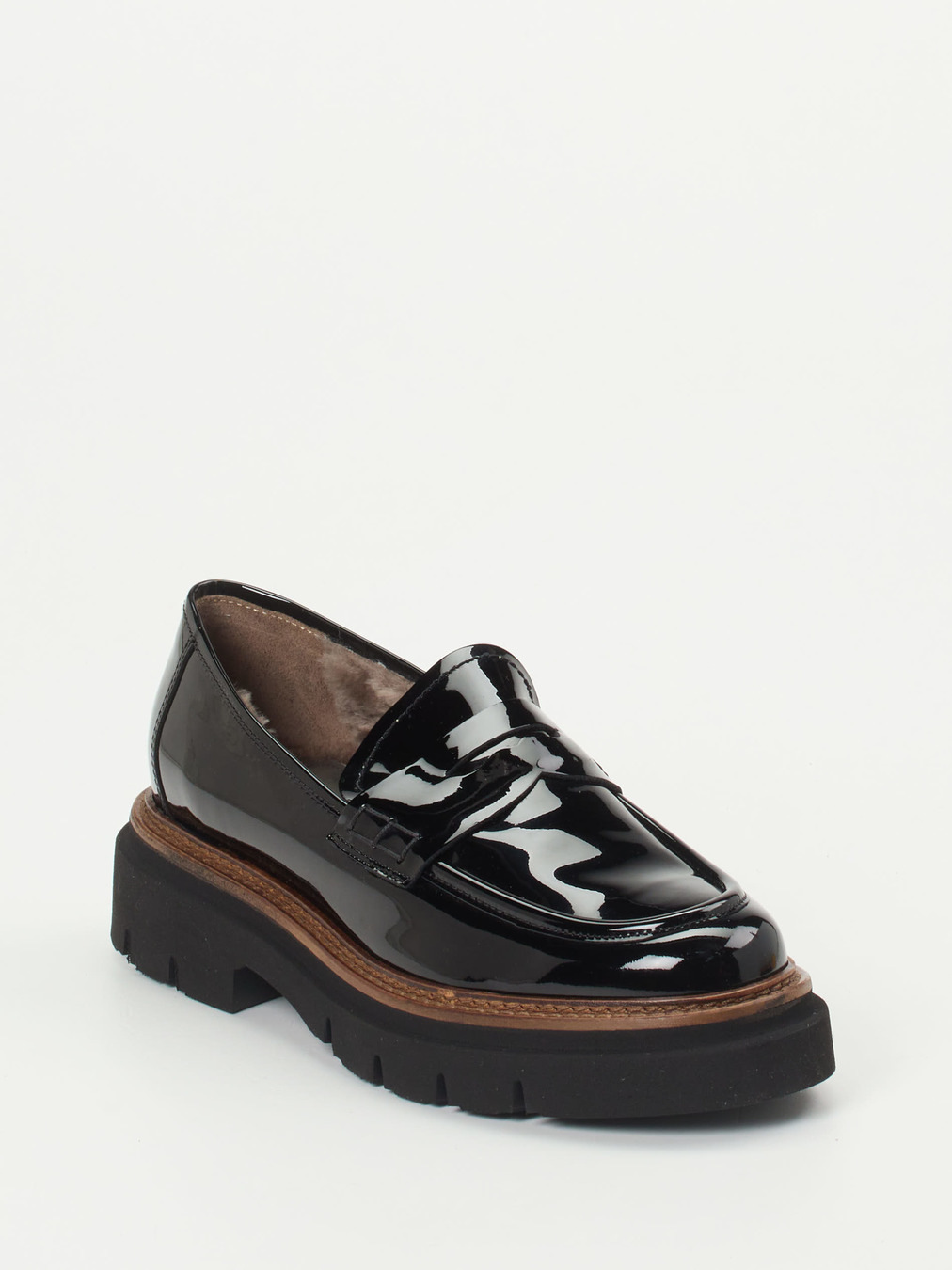 Mannori – Loafer aus Lackleder in Schwarz