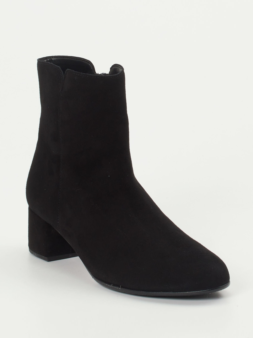 Gabor – Stiefeletten aus Veloursleder Schwarz