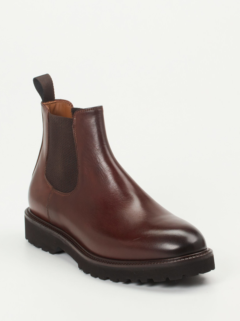 Konstantin Starke – Chelsea Boots aus Kalbleder Dunkelbraun