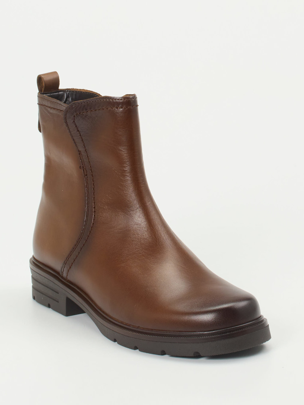 Gabor – Stiefelette aus Lammleder in Braun