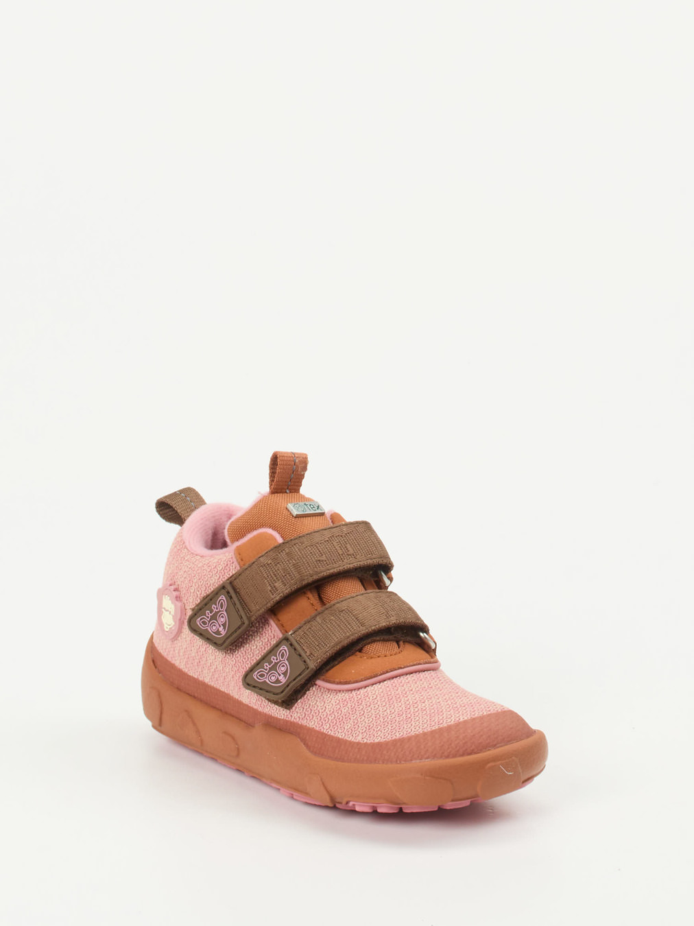 Affenzahn – Kinder-Sneaker aus Textil in Altrosa