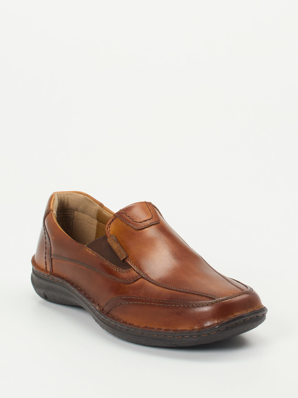 Josef Seibel – Slipper aus Kalbleder cognacbraun