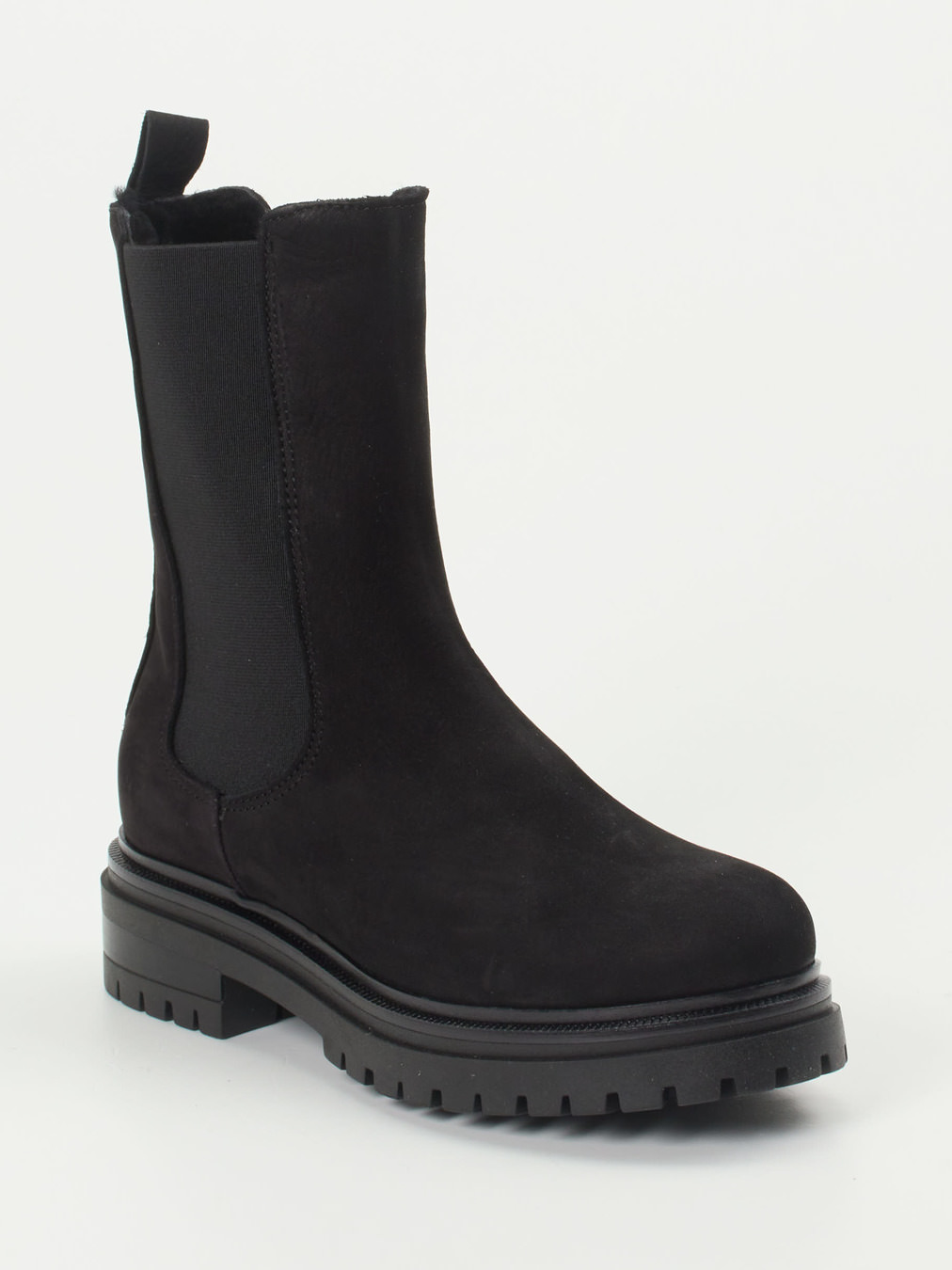 Andrea Puccini – Chelsea Boot aus Nubukleder schwarz