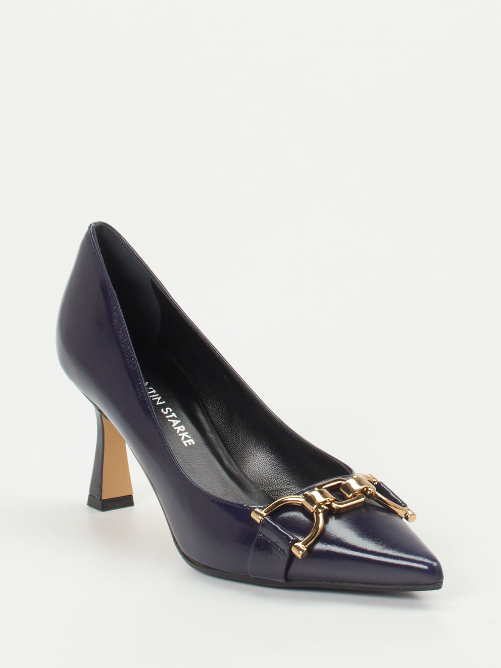 Konstantin Starke – Pumps aus Lackleder in Dunkelblau
