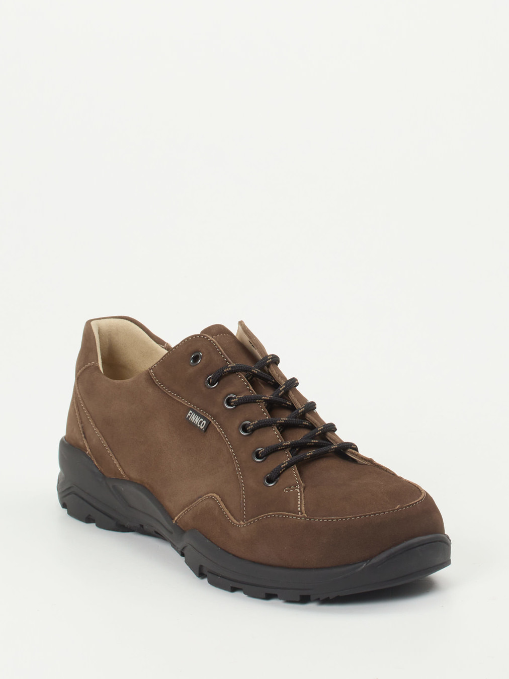 Finn Comfort – Komfort-Sneaker aus Nubukleder braun