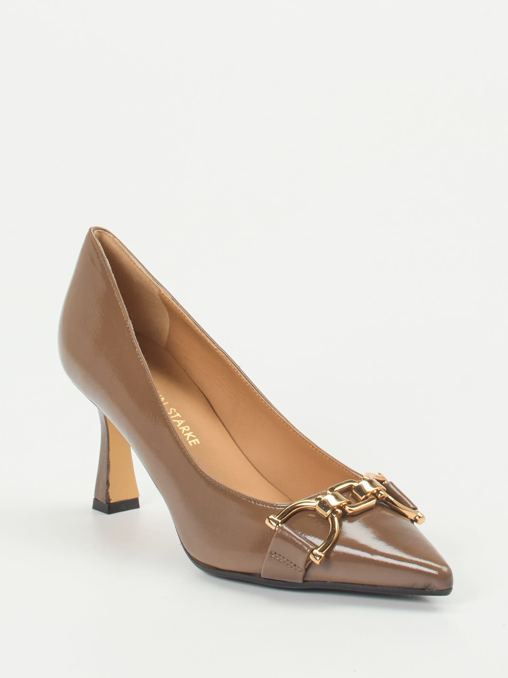 Konstantin Starke – Pumps aus Lackleder in Braun