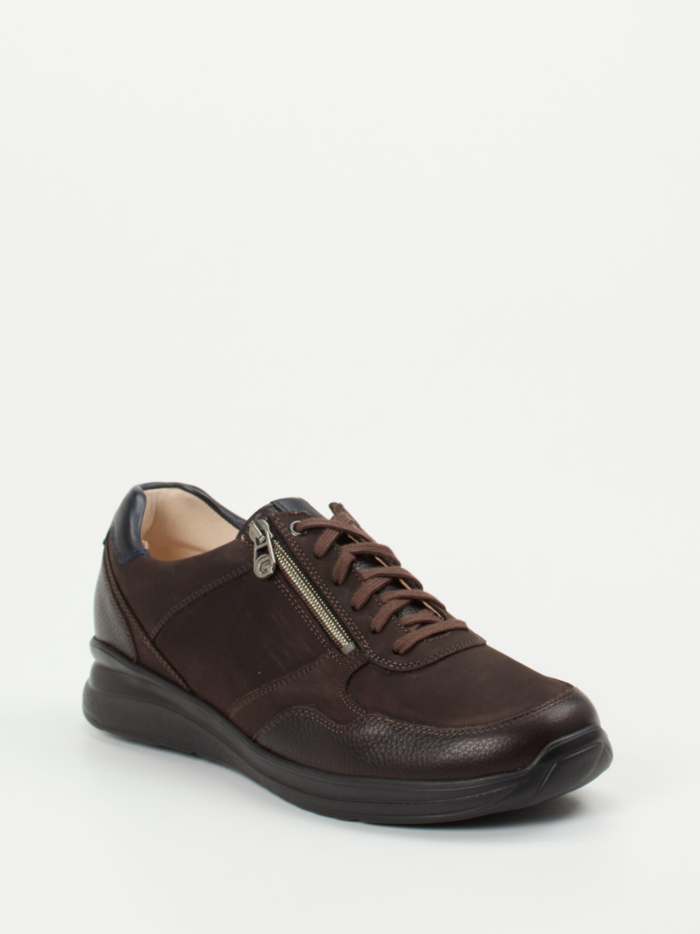 Ganter – Komfort-Sneaker aus Nubukleder dunkelbraun