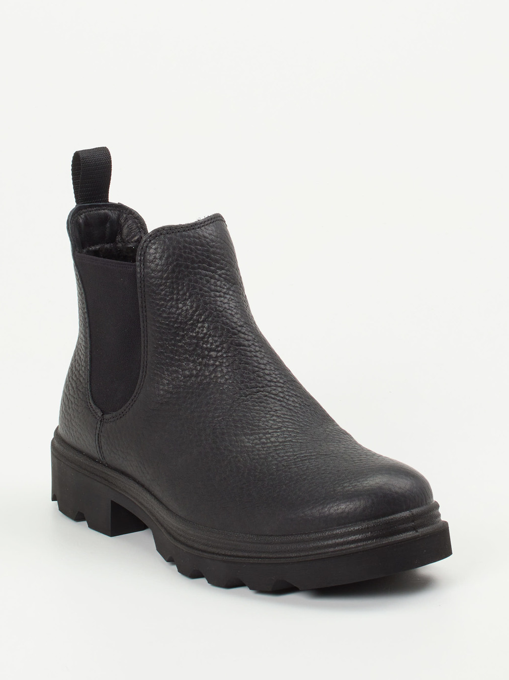 Ecco – Chelsea Boots aus Kalbleder Schwarz