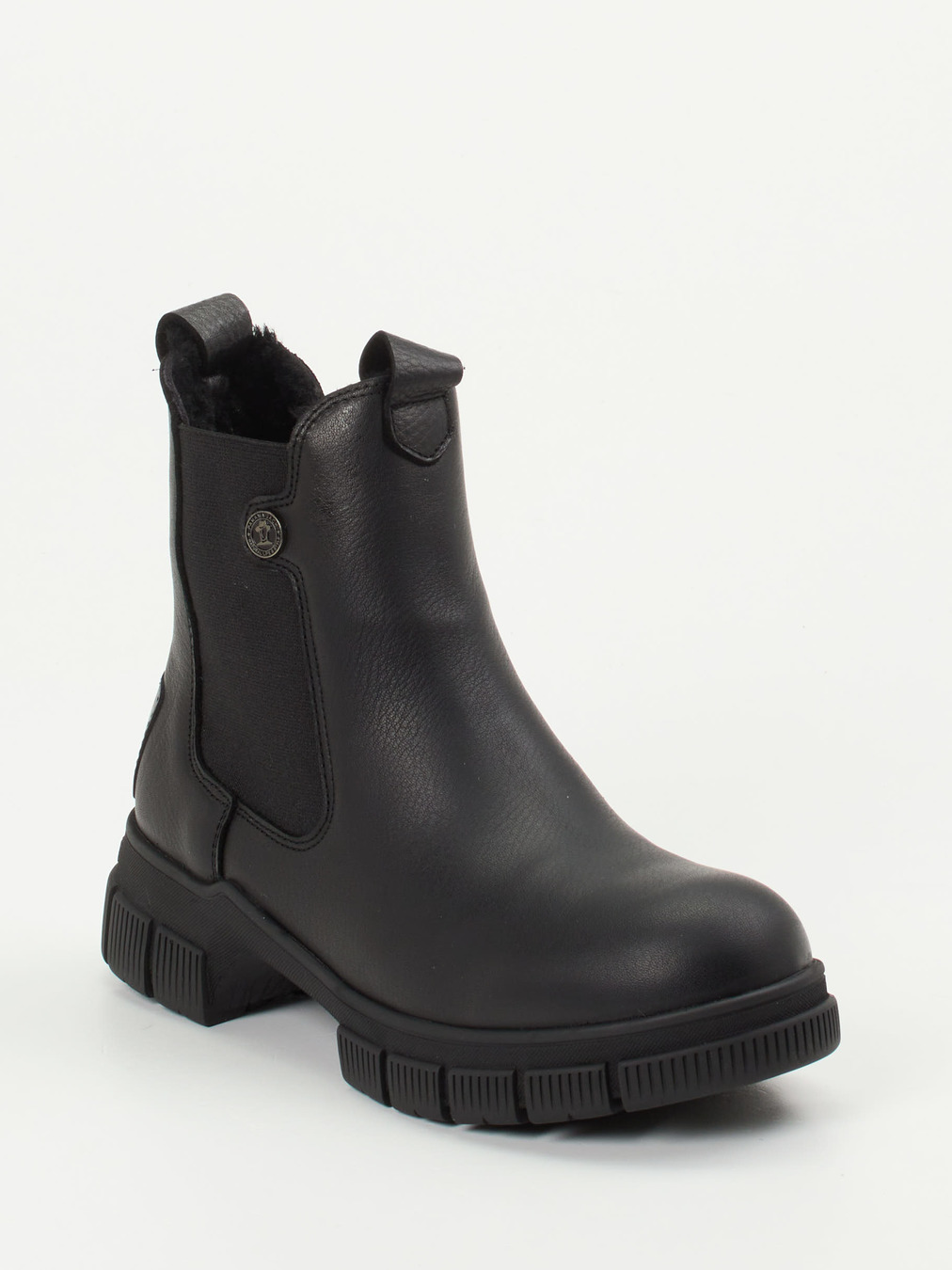 Panama Jack – Chelsea Boots aus Lammleder schwarz