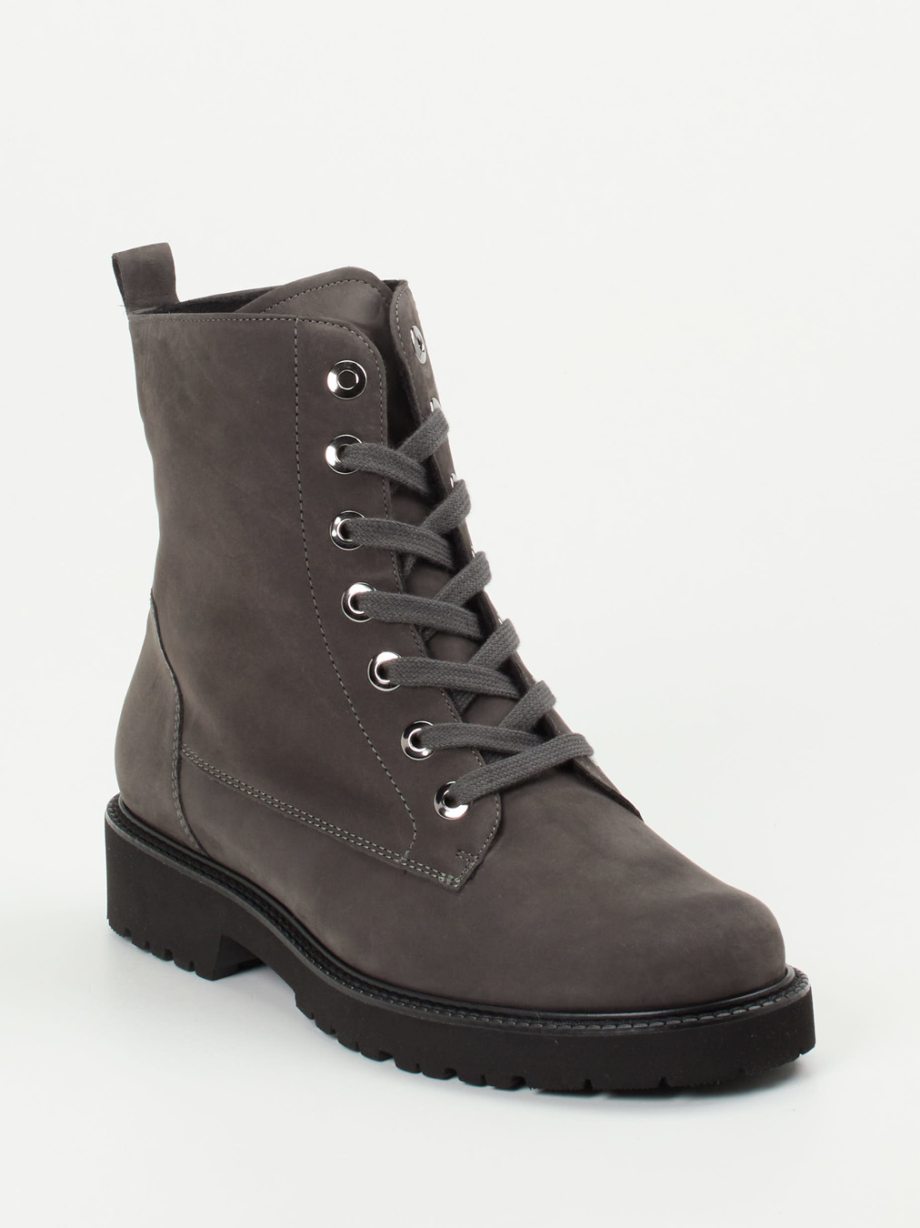 Semler – Schnürboots aus Nubukleder in Grau