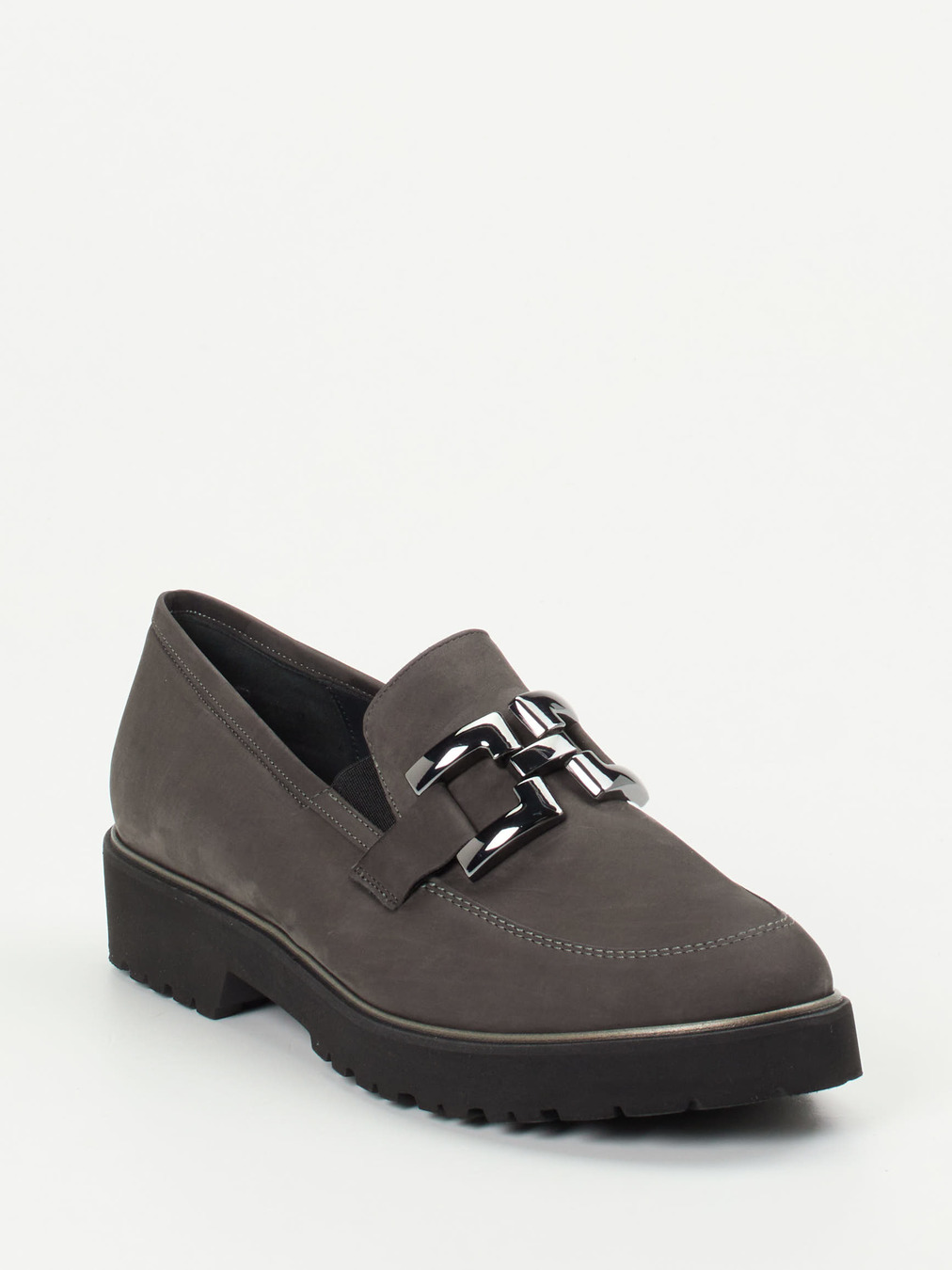 Semler – Loafer aus Nubukleder in Anthrazit