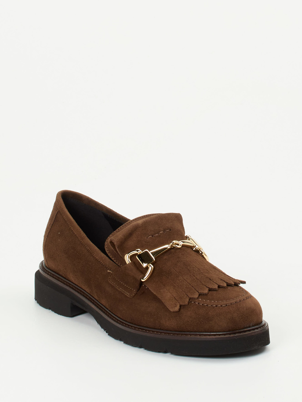 Mannori – Loafer aus Veloursleder in Braun