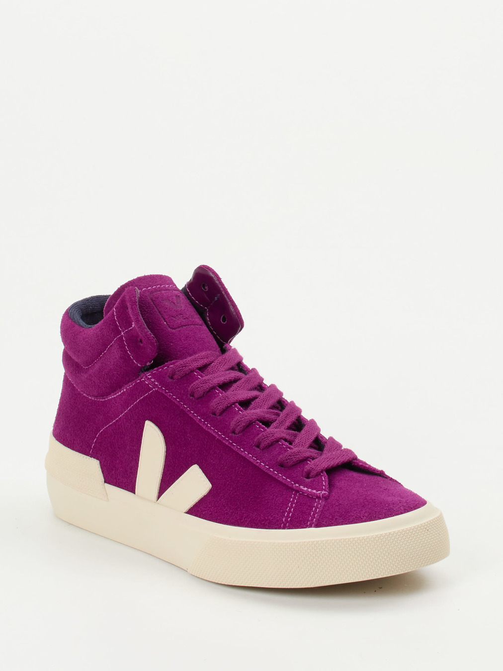 VEJA – Mid-Top-Sneaker aus Veloursleder Violett
