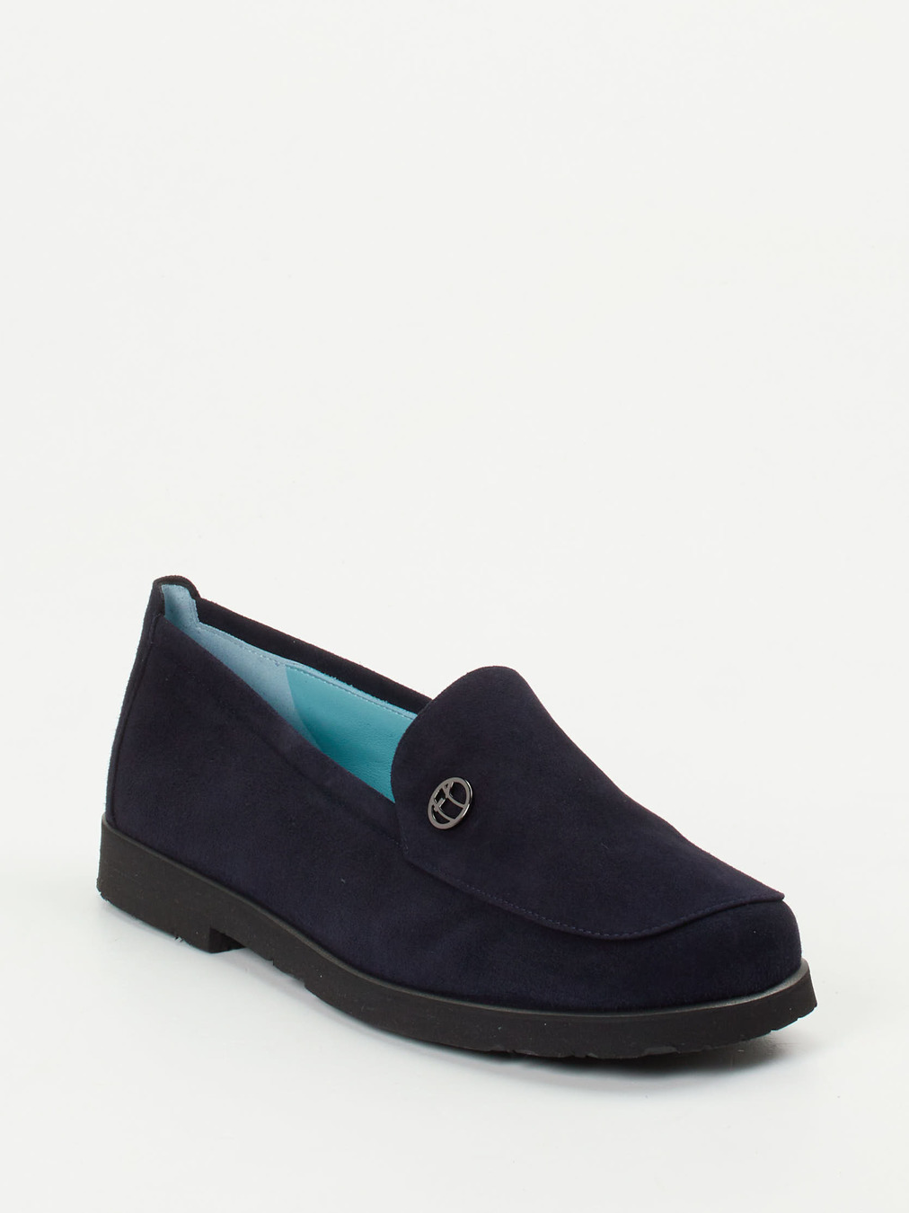 Thierry Rabotin – Loafer aus Veloursleder Dunkelblau