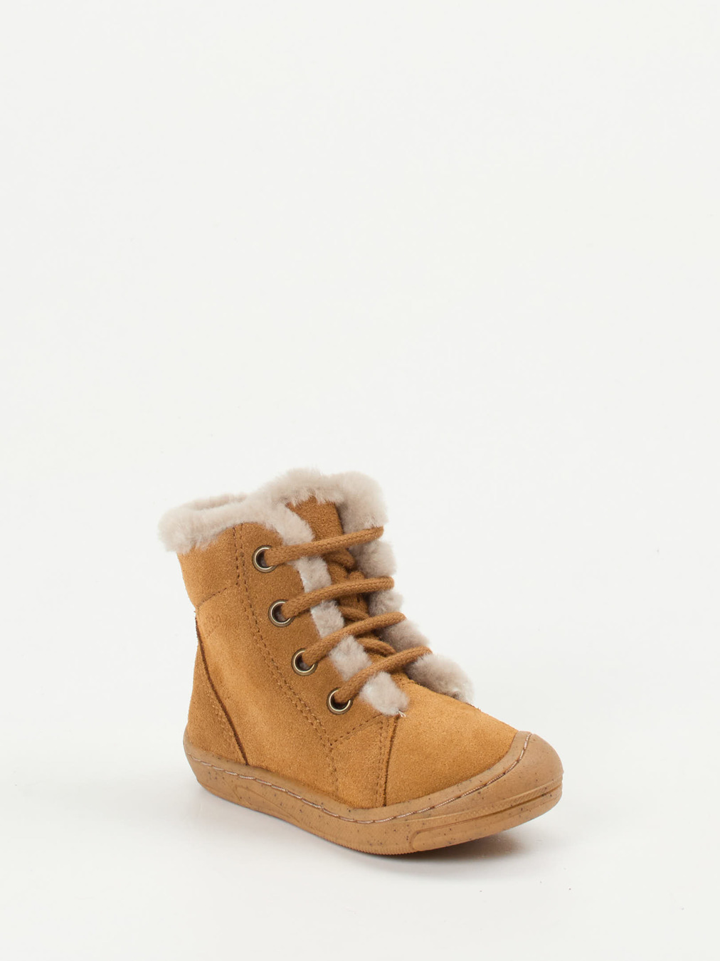 Froddo – Stiefeletten aus Veloursleder cognacbraun