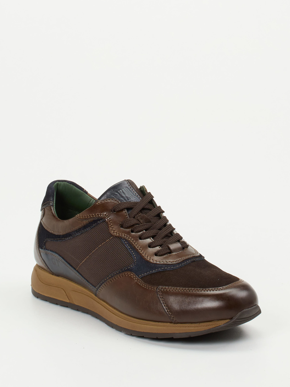 Galizio Torresi – Sneaker aus Veloursleder Dunkelbraun