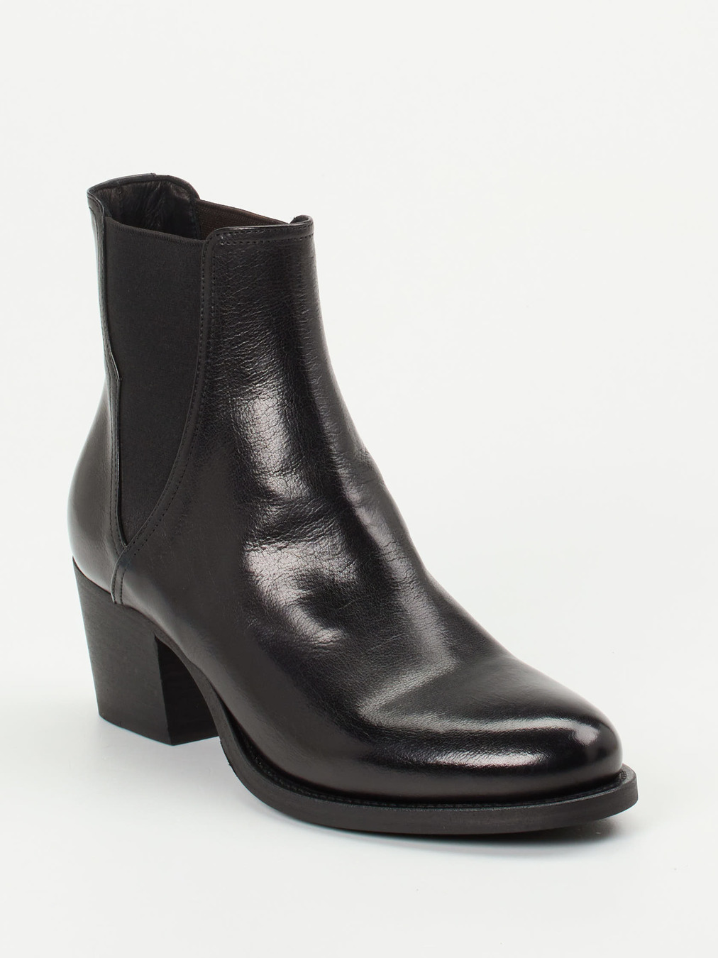 Pantanetti – Chelsea Boots aus Lammleder schwarz
