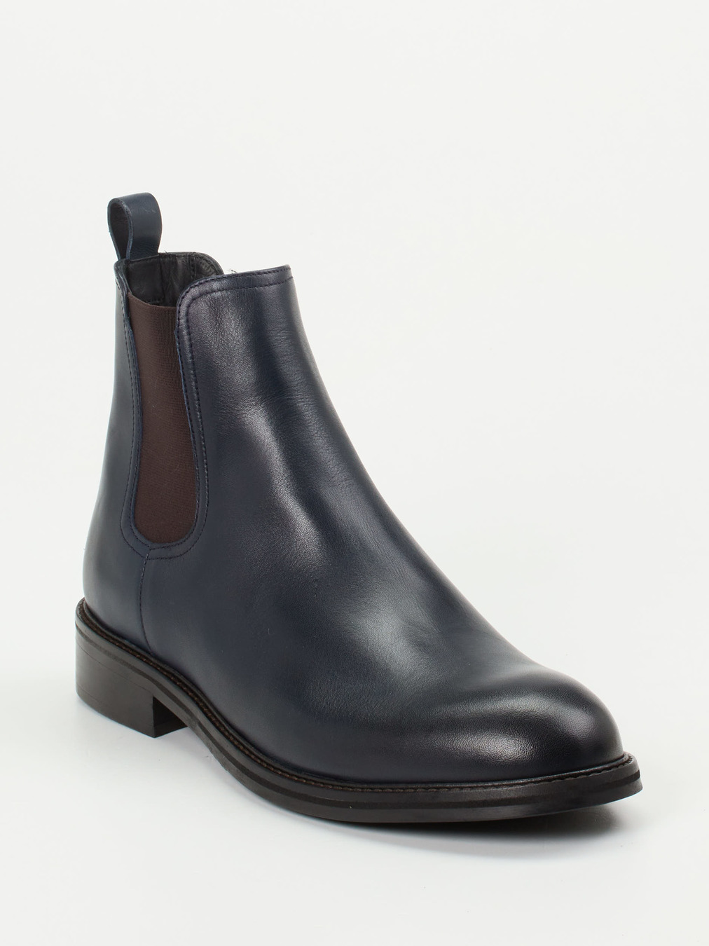 Konstantin Starke – Chelsea Boots aus Kalbleder Blau
