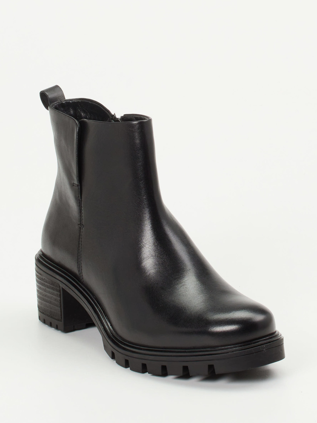 Ara – Stiefelette aus Kalbleder schwarz