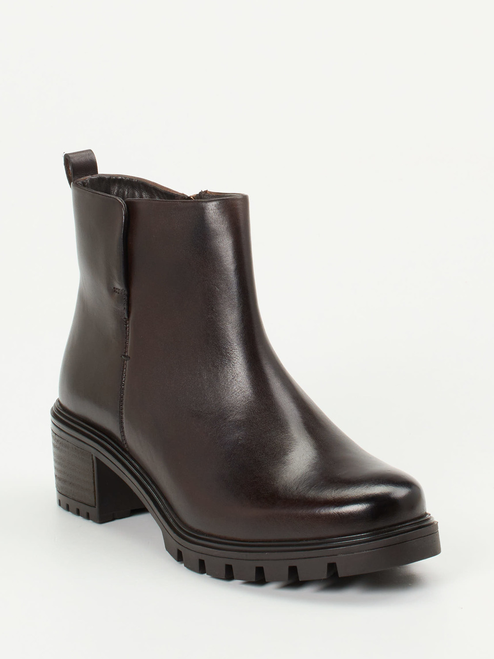 Ara – Stiefelette aus Kalbleder in Dunkelbraun