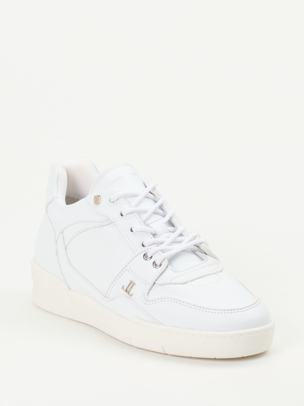 Leandro Lopes – Sneaker aus Kalbleder in Offwhite