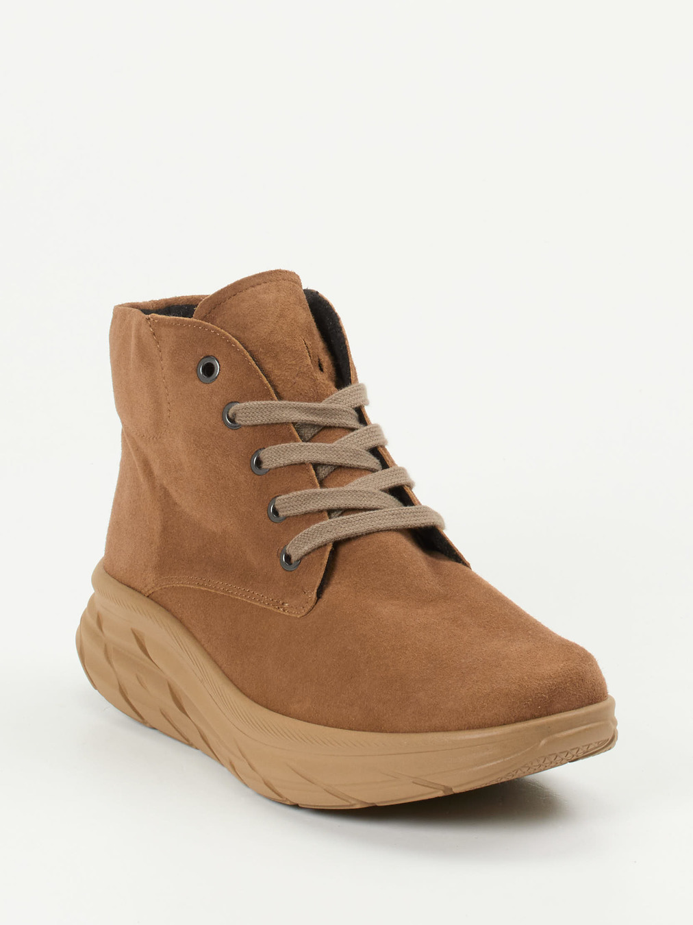 Semler – Schnürboots aus Veloursleder Braun