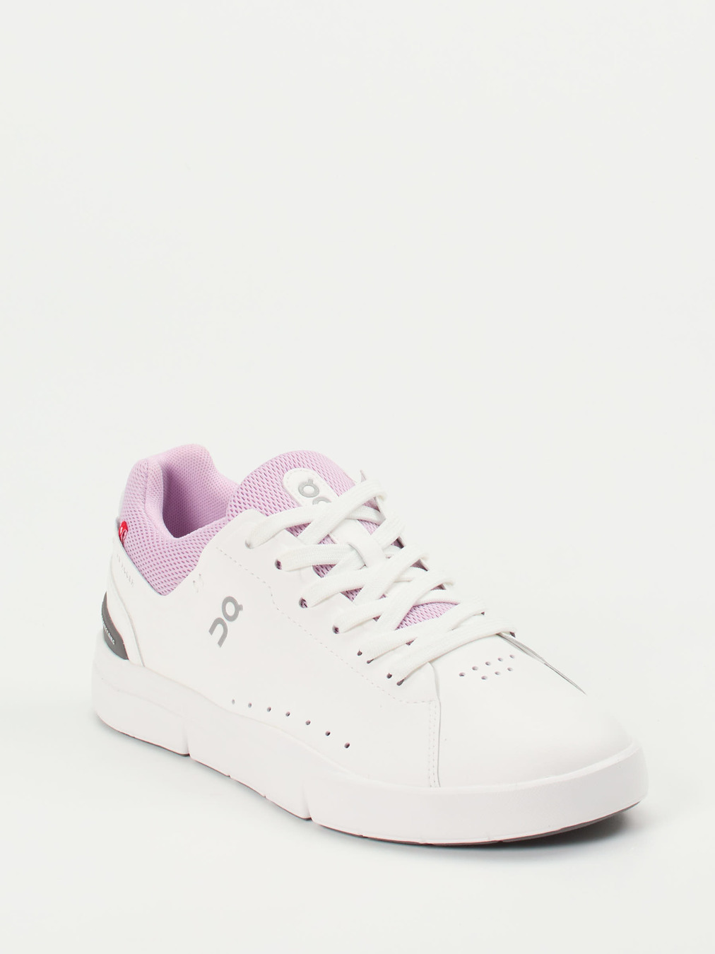 ON – Sneaker aus Kalbleder mit Mesh in Weiß