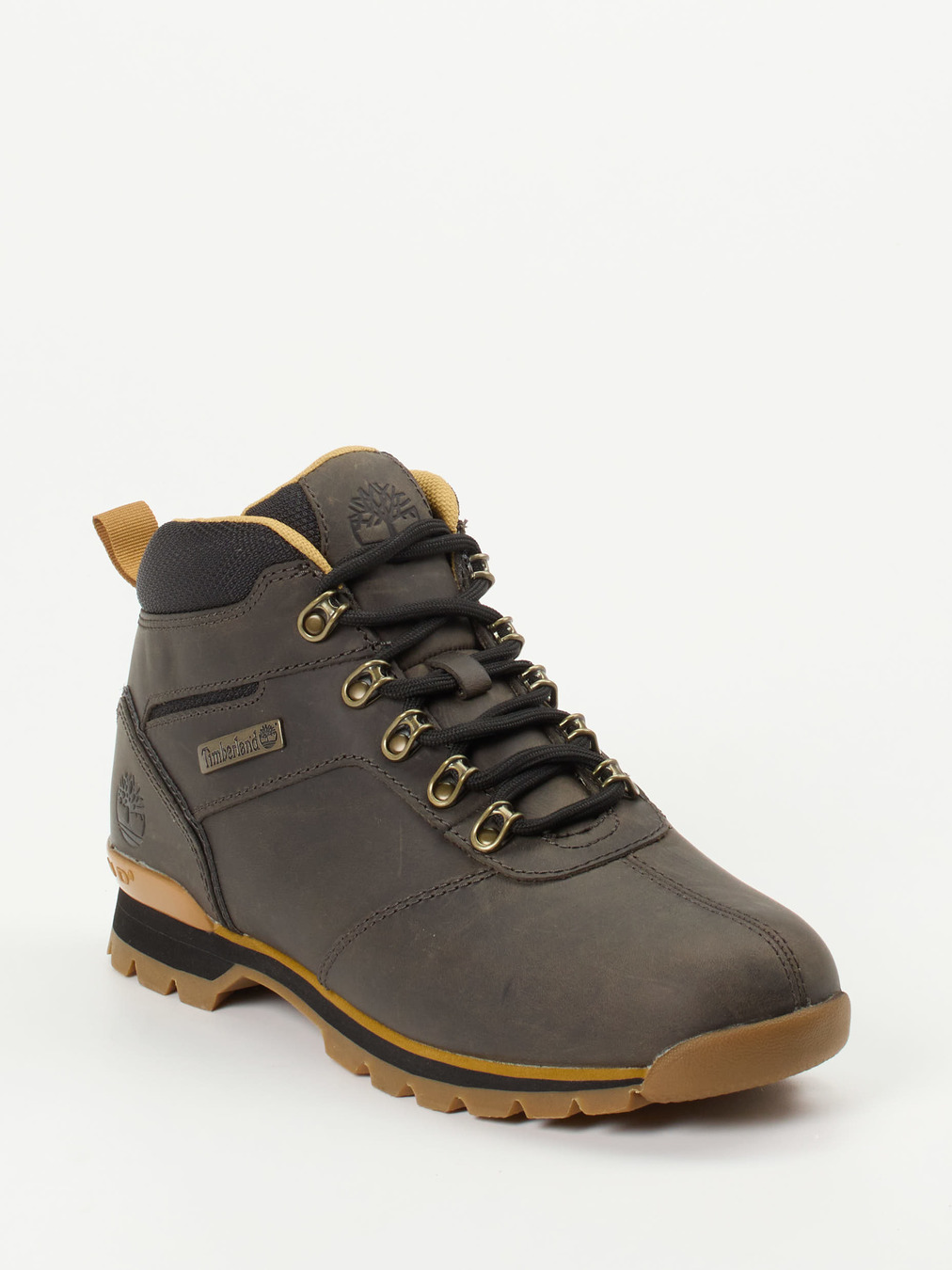 Timberland – Wanderschuhe aus Fettleder dunkelbraun