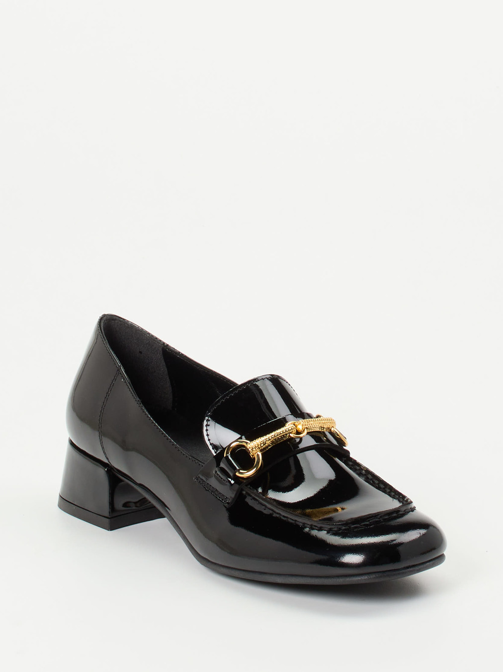 Andrea Puccini – Loafer aus Lackleder schwarz