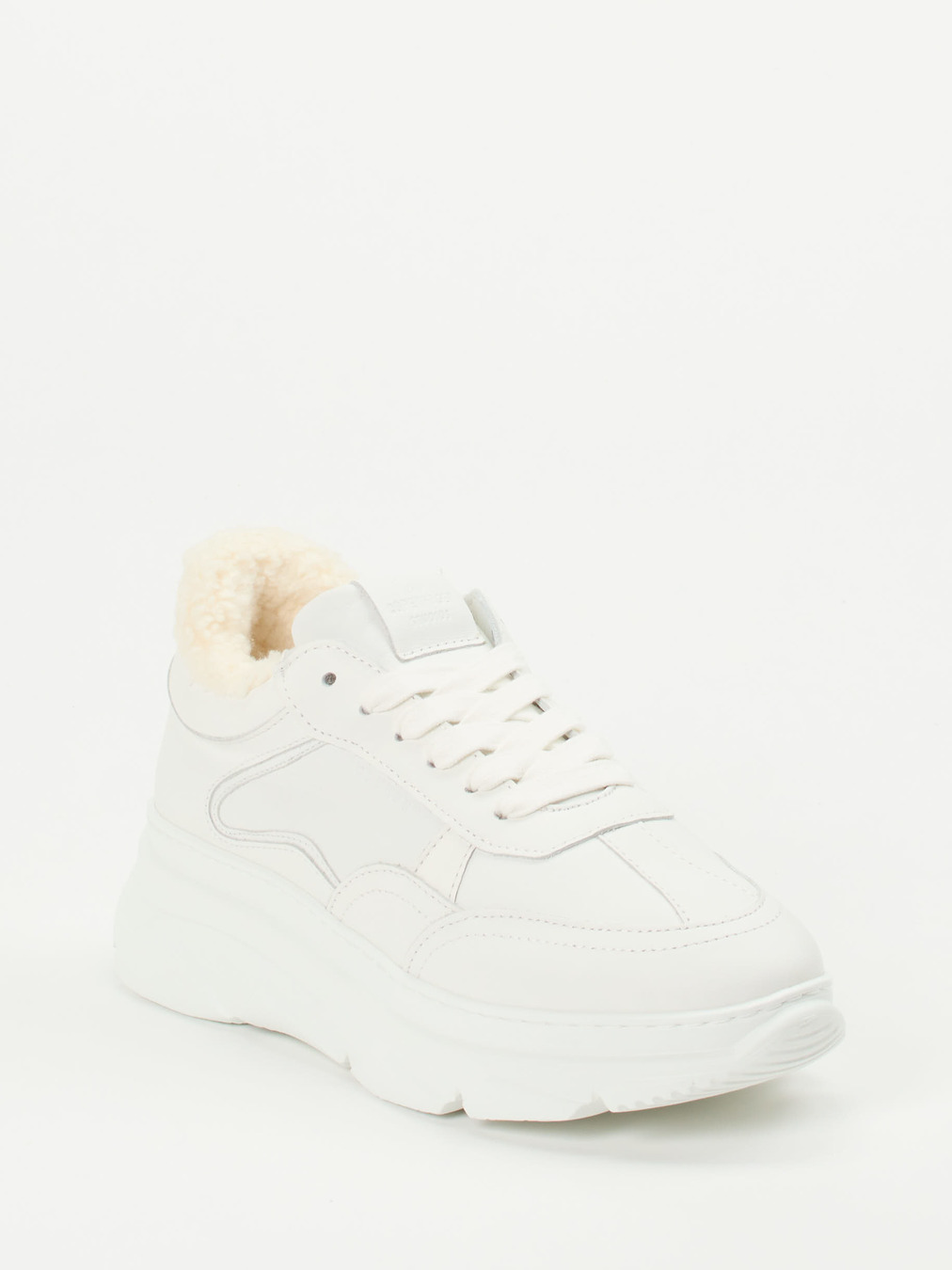 Copenhagen – Chunky-Sneaker aus Kalbleder Weiß