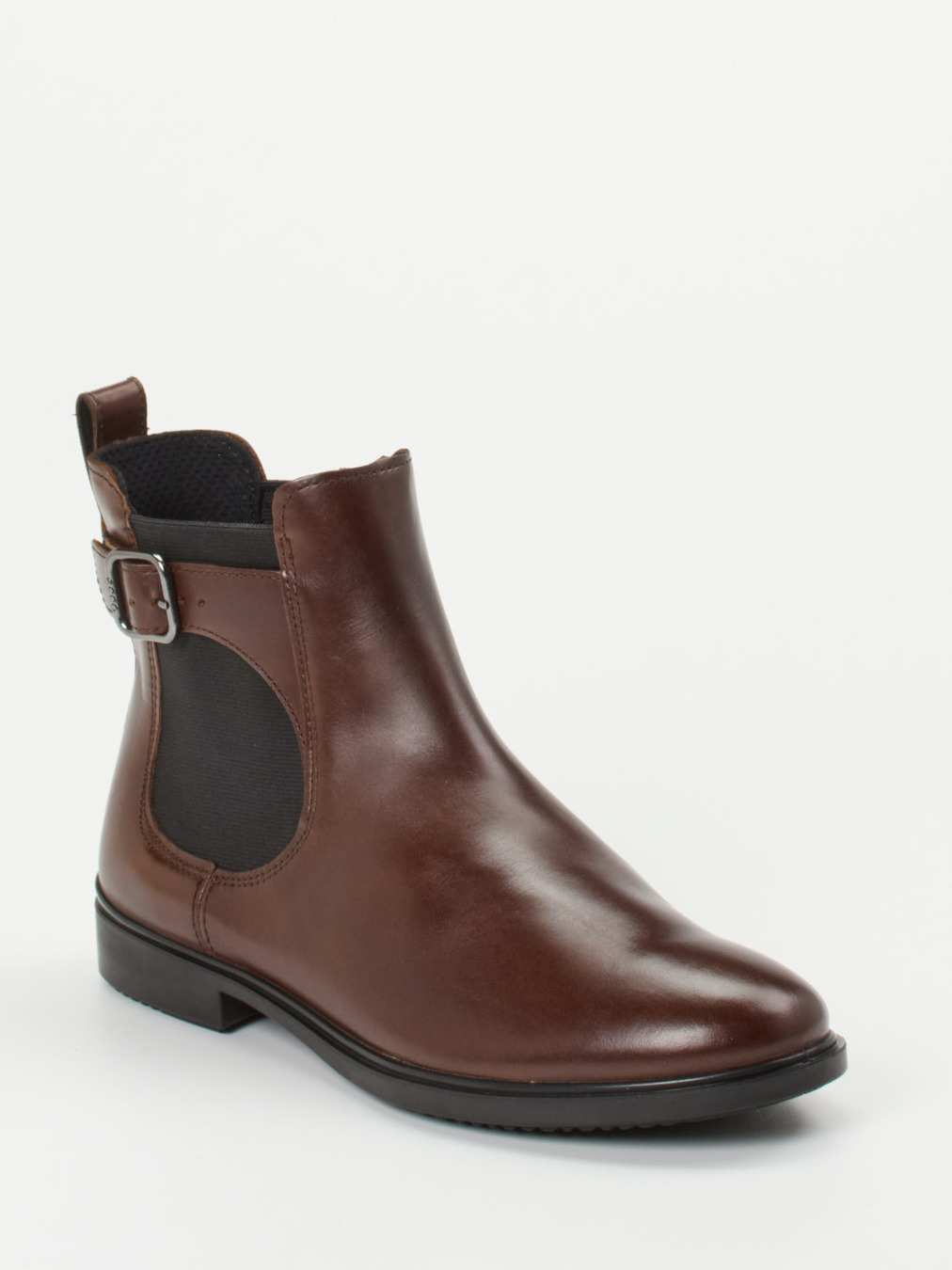 Ecco – Chelsea Boots aus Kalbleder Dunkelbraun