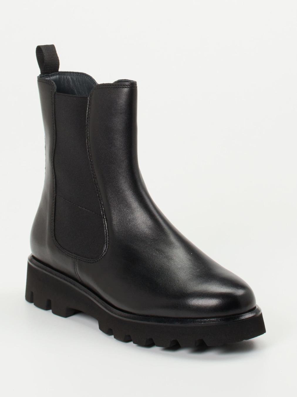 Sioux – Chelsea Boots aus Kalbleder schwarz