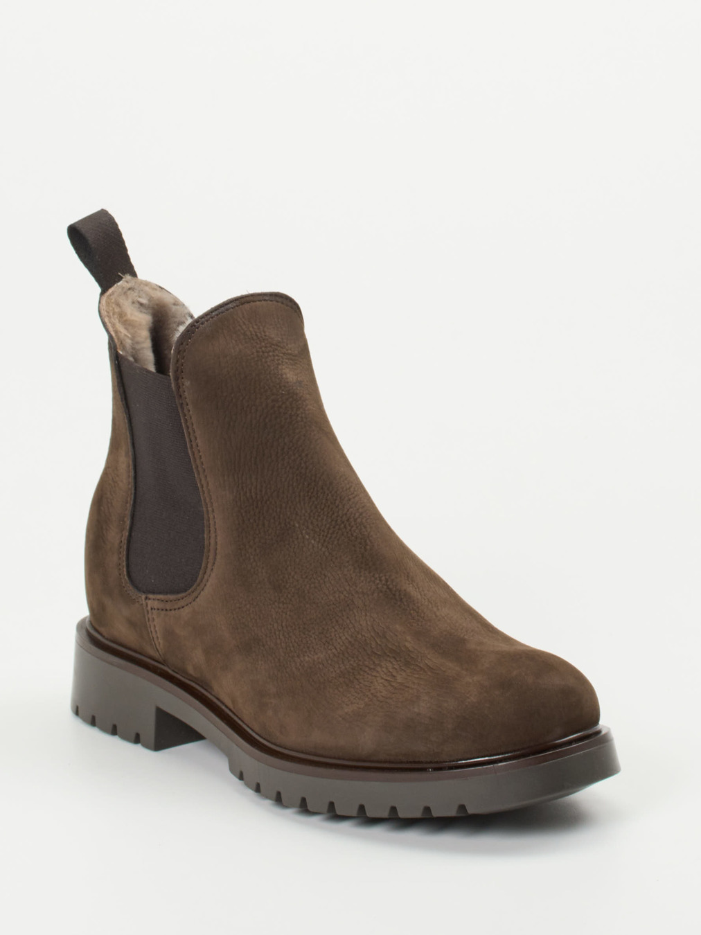 Ralph Harrison – Chelsea Boots aus Nubukleder braun