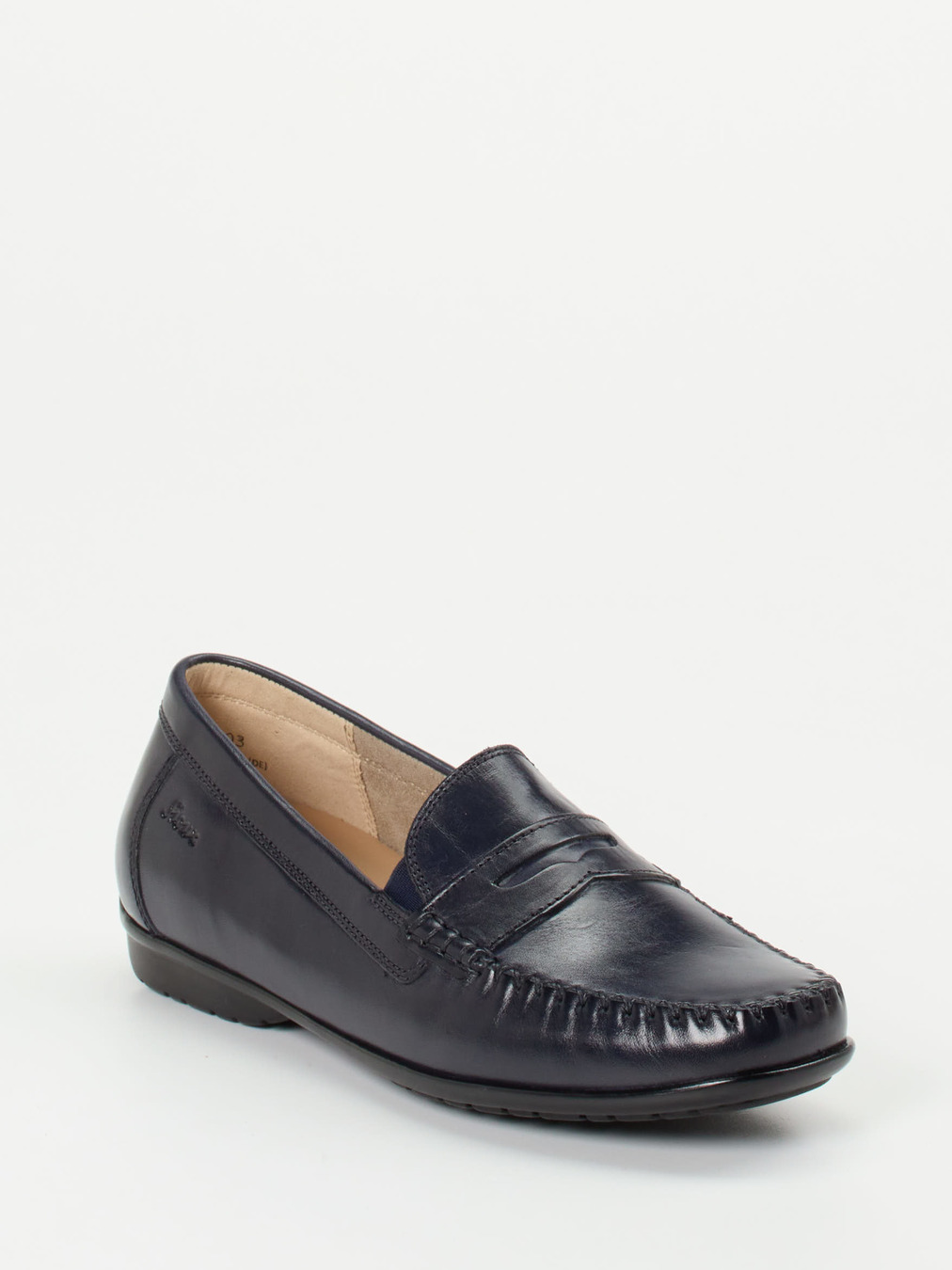 Sioux – Penny Loafer aus Kalbleder Dunkelblau