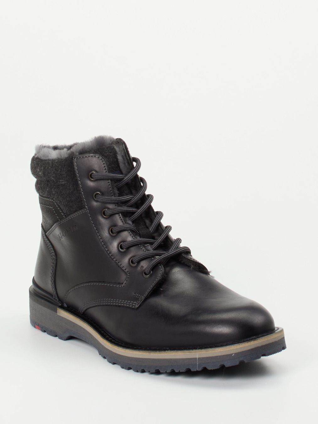 Lloyd – Winter-Boots aus Kalbleder dunkelgrau