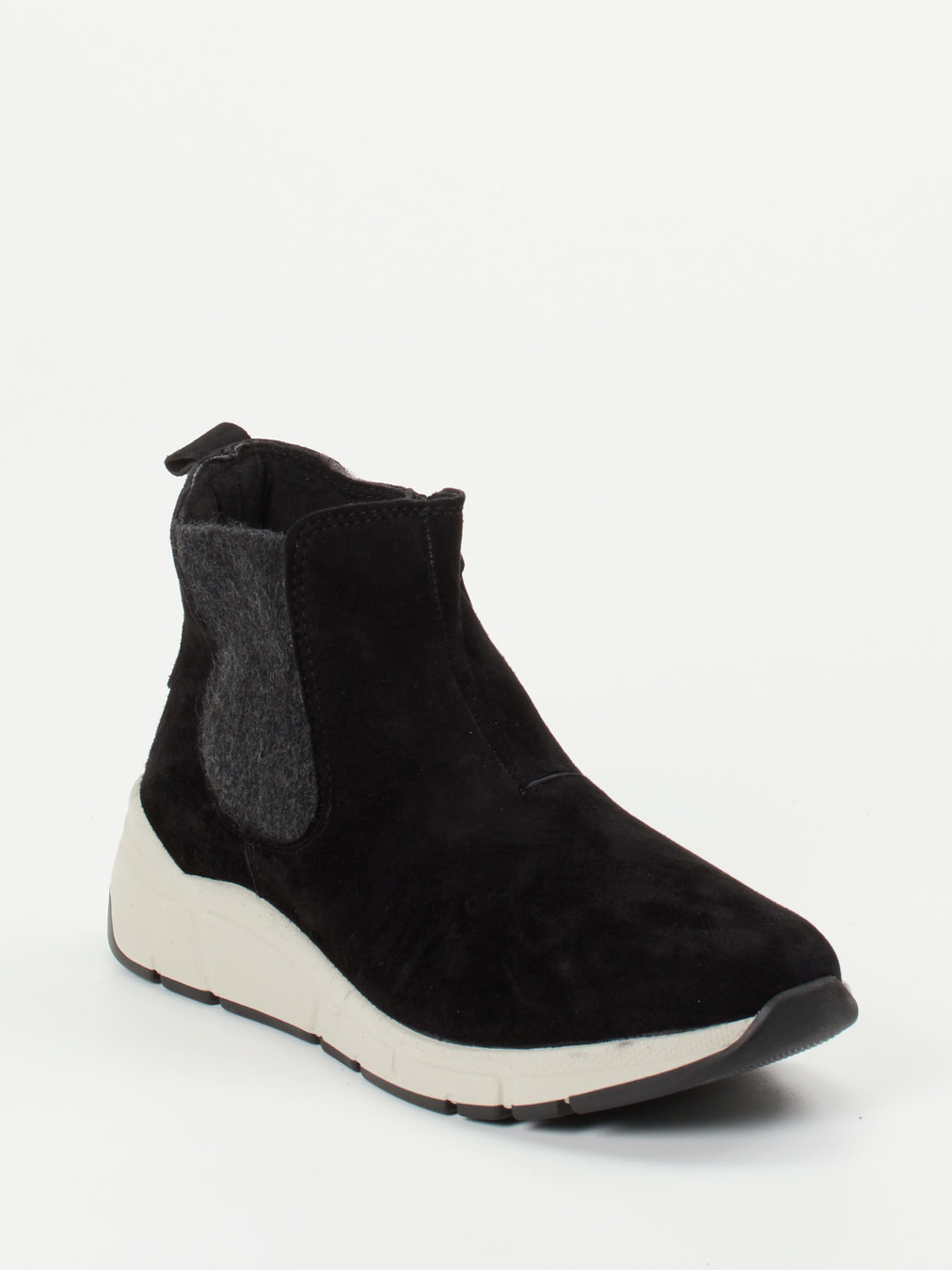 Christian Dietz – Chelsea Boots aus Veloursleder Schwarz