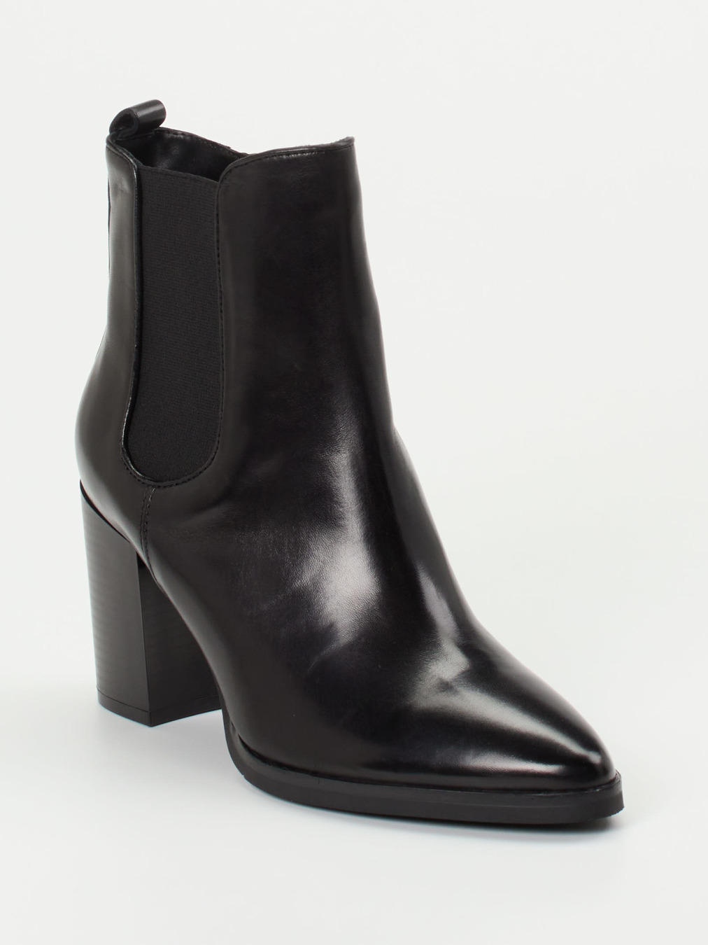 Regarde Le Ciel – Chelsea-Stiefelette aus Kalbleder schwarz