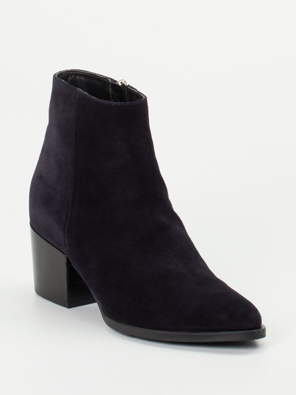 Andrea Sabatini – Ankle Boots aus Veloursleder blau