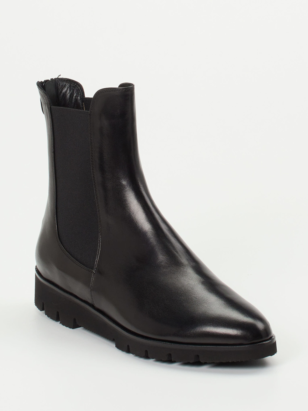 Truman's – Chelsea-Stiefelette aus Lammleder schwarz