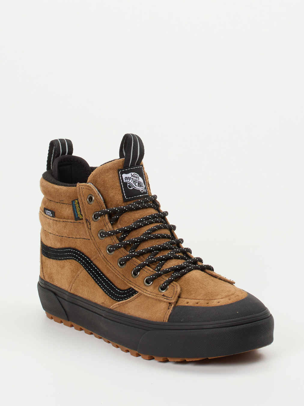 Vans – High-Top Sneaker aus Veloursleder braun