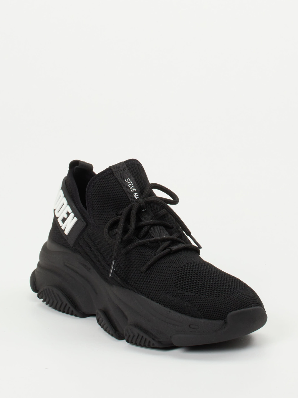 Steve Madden – Chunky Sneaker aus Mesh in Schwarz