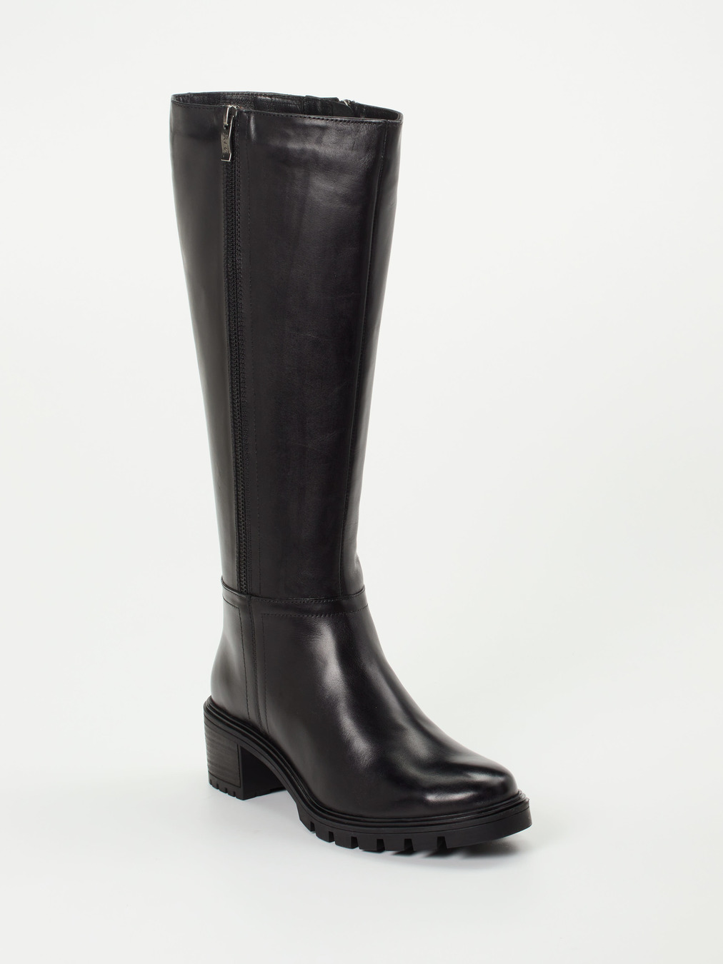 Ara – Kniehohe Stiefel aus Kalbleder Schwarz