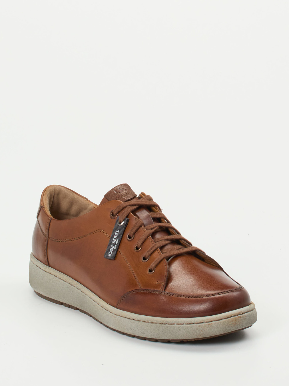 Josef Seibel – Komfort-Sneaker aus Kalbleder Braun