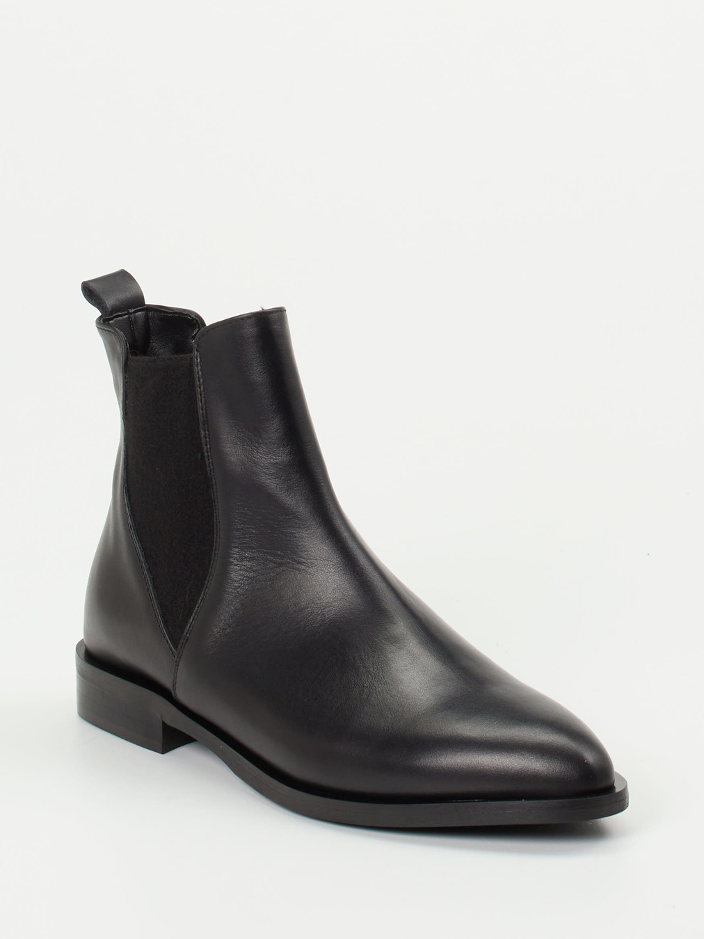 Andrea Puccini – Chelsea Boots aus Lammleder Schwarz