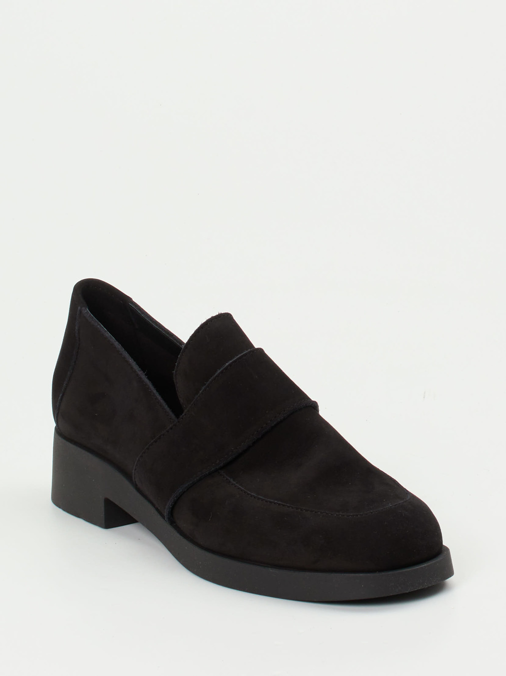 Arche – Loafer aus Nubukleder in Schwarz