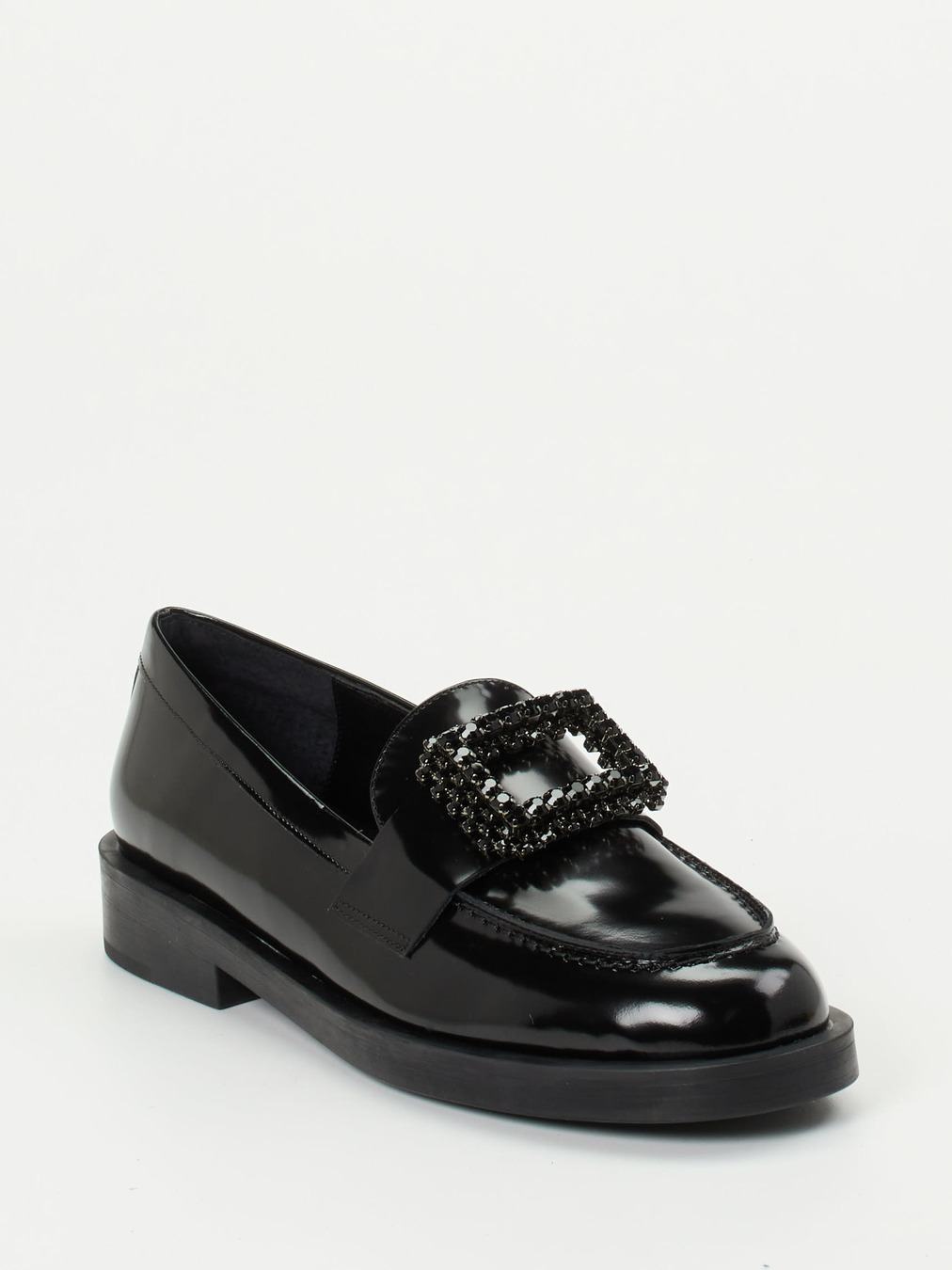 Konstantin Starke – Loafer aus Lackleder Schwarz