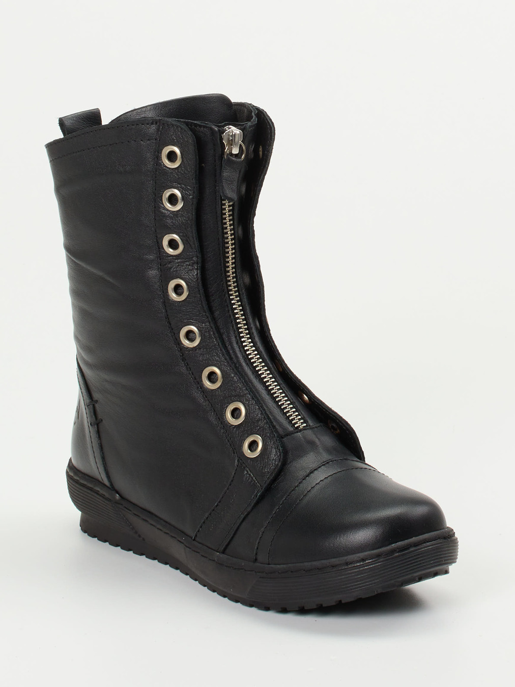 Andrea Conti – Stiefeletten aus Kalbleder schwarz