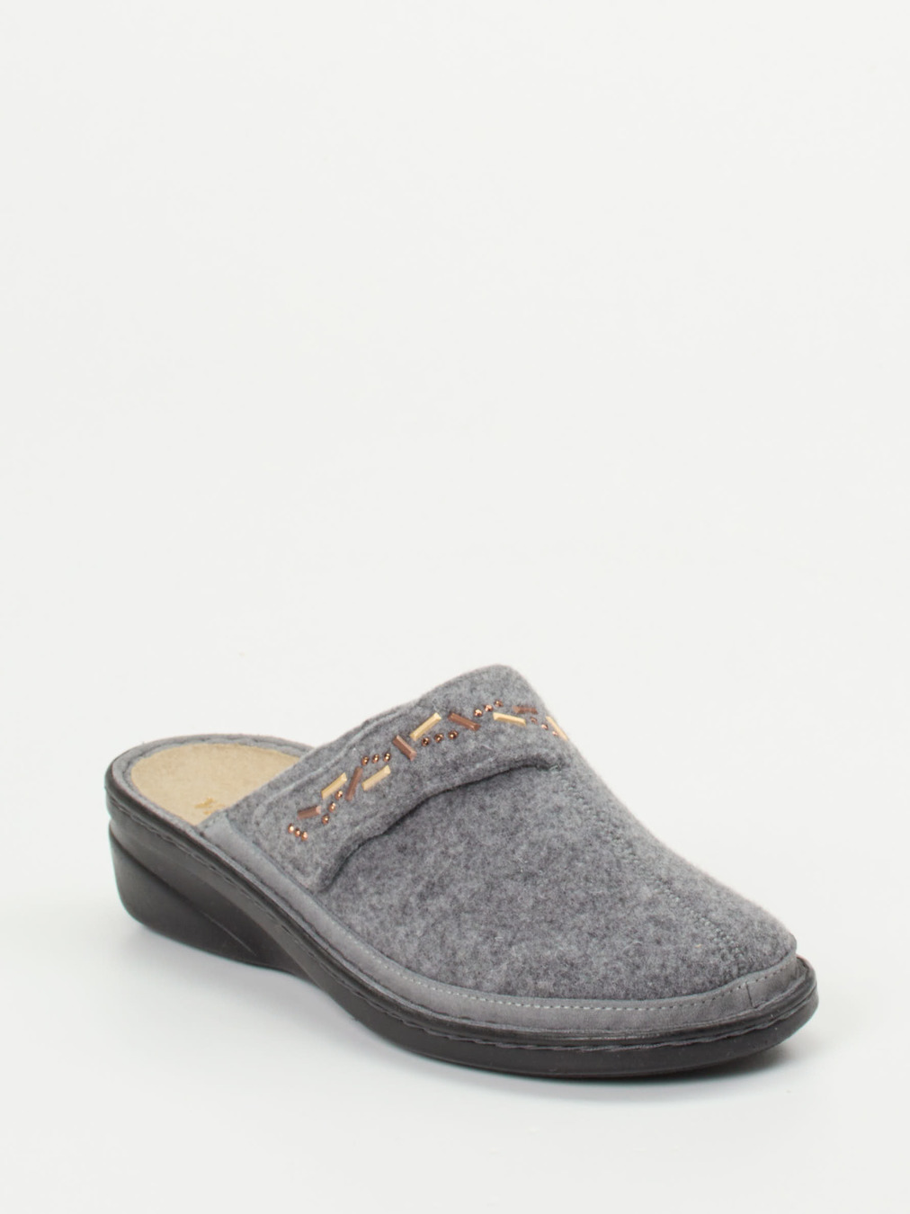 Varomed – Pantoffeln aus Filz in Grau